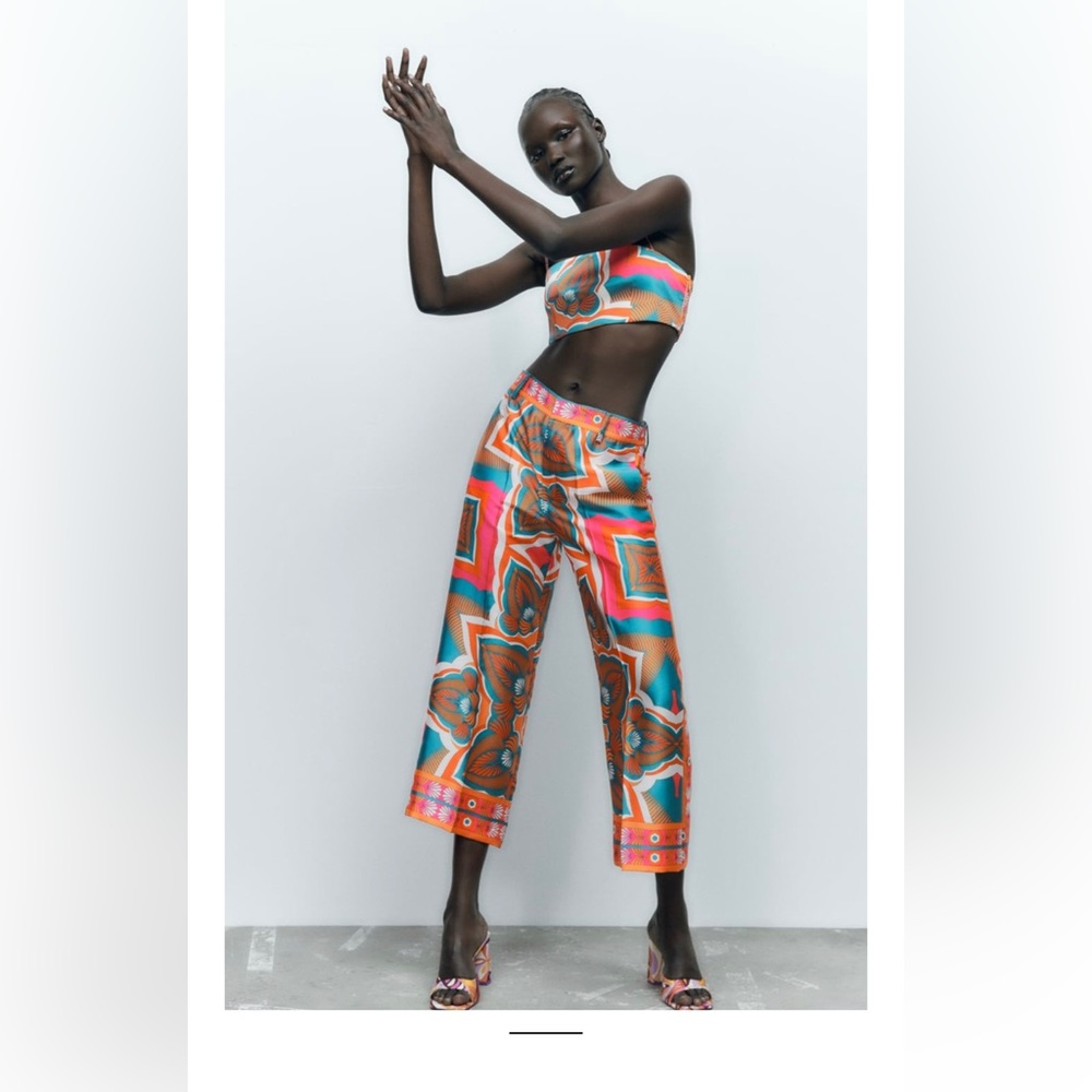 Zara Print Pants - Never been worn